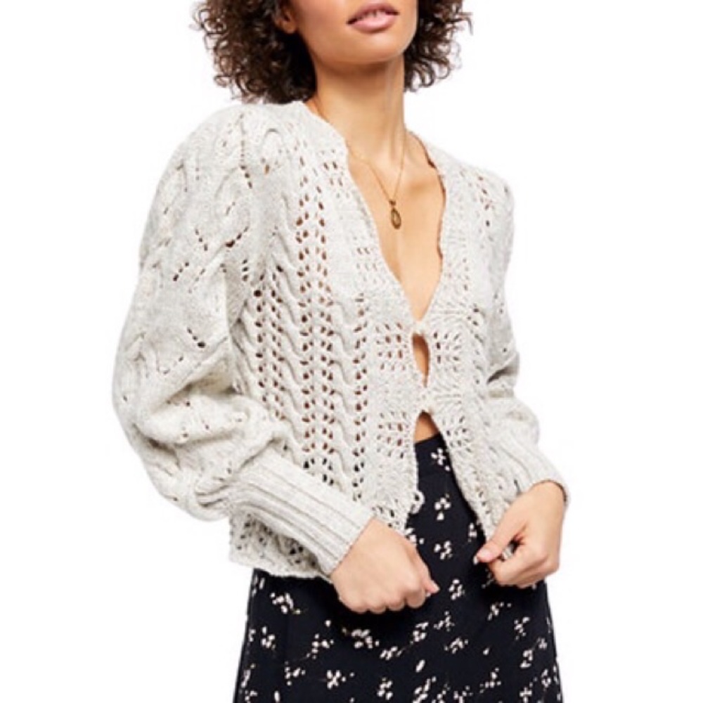 Free People Bali Dreamer Knit Cardigan size Medium